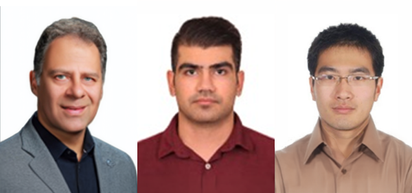 Pictured from left, Payam Heydari, Mohammad Oveisi and Huan Wang are recognized for their research introducing an innovative transmitter architecture for 6G and future generation wireless networks.