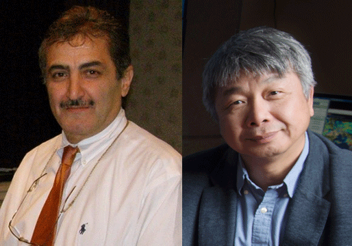 Mosallam (left) and Hsu were two faculty winners at the recent OCEC awards ceremony.