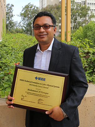 Al Faruque has received two IEEE early career awards in the last two years.