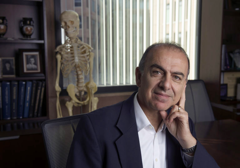 Kyriacos A. Athanasiou, Distinguished Professor of biomedical engineering and Henry Samueli Chair in Engineering at UCI, is one of 100 medical, biomedical and public health professionals elected to the National Academy of Medicine this year. Steve Zylius / UCI