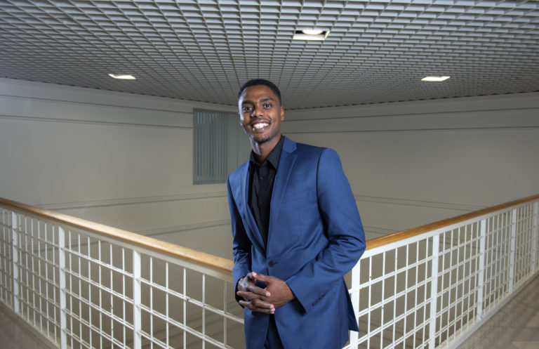 Mohamed Idris, a senior in mechanical engineering who came to UCI from Saddleback College, received the Edison STEM Transfer Scholarship, which provides $15,000 over two years. Steve Zylius / UCI