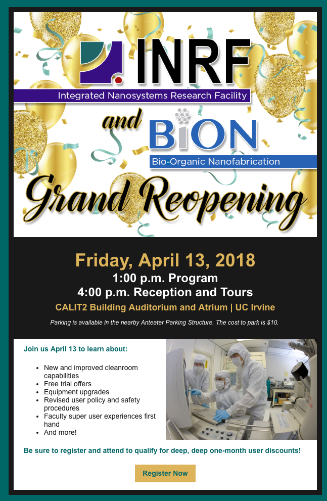INRF and BiON Grand Reopening