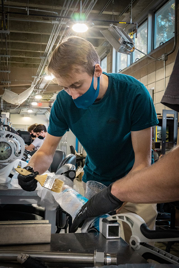 Owen Trimble was a lead propulsion engineer on the UCI Rocket Project liquids team. The team successfully launched UCI’s first liquid rocket in May after six years of building and preparation.