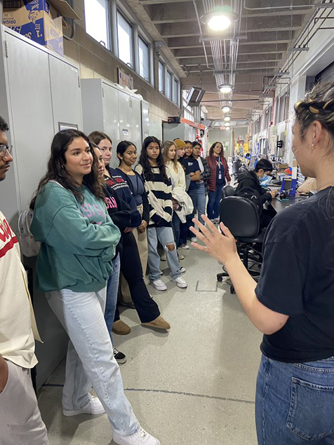 Local high school students toured labs and attended demonstrations at High School Shadow Day.