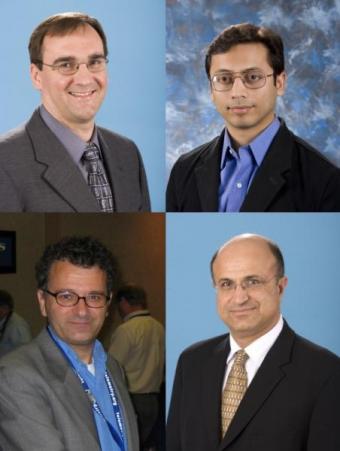 clockwise from top left: Andrei Shkel, Syed Jafar, Nader Bagherzadeh, Franco De Flaviis