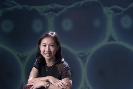Assistant Professor Yoonjin Won and her team are combining microfluidics and recent advances in nanomaterials engineering to improve the cooling of high-powered electronic devices. Steve Zylius / UCI 