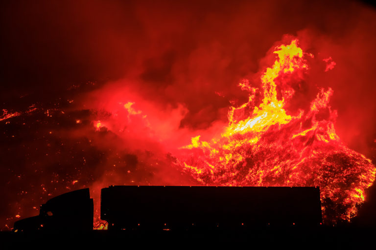 The concurrence of droughts and heat waves can exacerbate conditions and lead to another hazard, wildfires. In the western U.S., the number of blazes larger than 4 square kilometers has risen by about seven fires per year in the past three decades. In the same period, the total scope of burned areas has grown by more than 350 square kilometers per year. This upward trend will most likely continue, due to global warming and population growth. Amir AghaKouchak / UCI