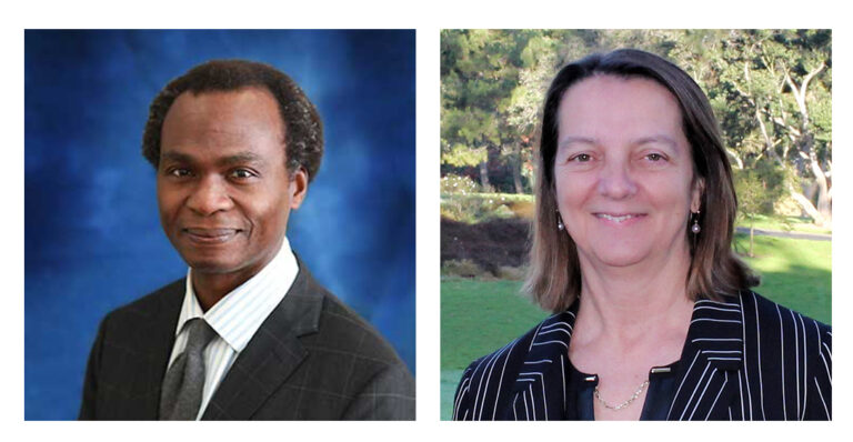Oladele Ogunseitan, UC Presidential Chair and UCI professor of population health and disease prevention, and Julie Schoenung, UCI chair and professor of materials science and engineering, are co-principal investigators on a study funded by a $200,000 research grant from Microsoft Corp. Program in Public Health and The Henry Samueli School of Engineering / UCI