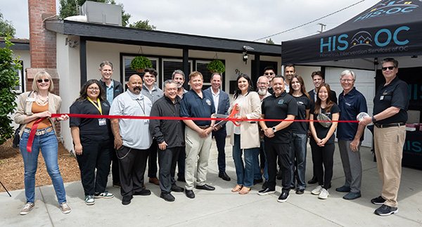 HIS-OC held a ribbon cutting ceremony on June 12, 2024 as they began the move of the home.