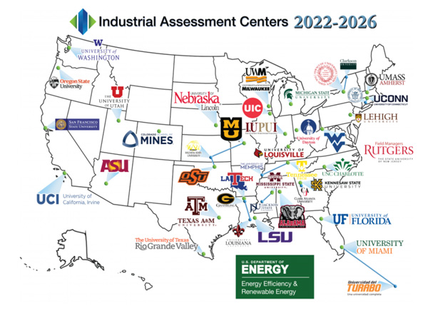 On July 26, 2021, the Office of Energy Efficiency and Renewable Energy announced $60 million for 32 higher education institutions located in 28 states across the country to set up and operate regional Industrial Assessment Centers (IAC).