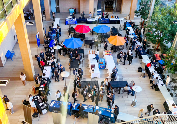 The Department of Biomedical Engineering’s Industry Networking Night drew more than 30 medical technology companies and more than 120 students for a successful evening of engagement.