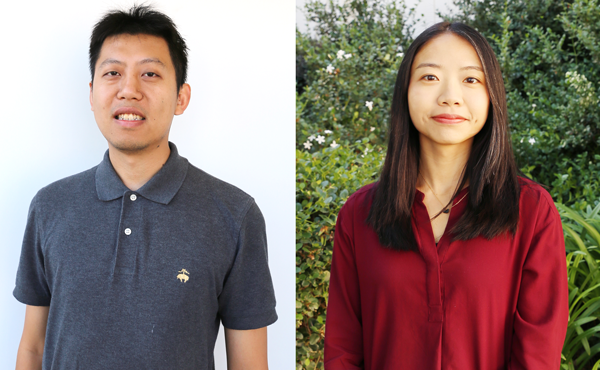 Zhou Li and Yanning Shen, assistant professors in electrical engineering and computer science, are working on an artificial intelligence method to detect fraudulent emails. 