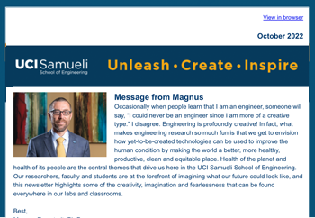 Samueli School of Engineering Newsletter - October 2022