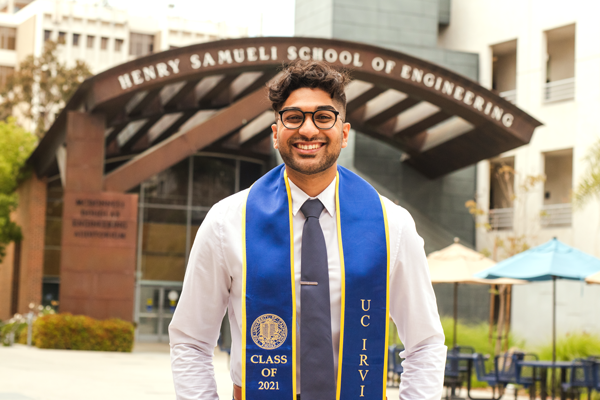 After graduating with a bachelor’s degree in mechanical engineering, Sishir Jayanthi will begin his career at Millennium Space Systems.