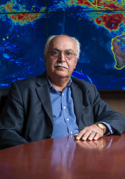 Distinguished Professor Soroosh Sorooshian receives Honorary Membership status from the American Meteorological Society in recognition of his work in water resources engineering.