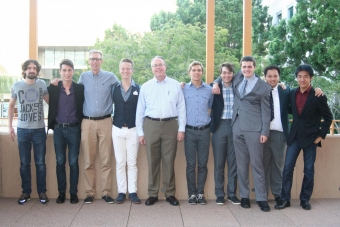 St. Margaret's students with UC Irvine engineering professors