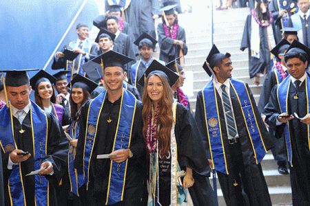 UC Irvine Samueli School graduation 2017 Bren Center
