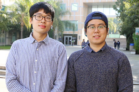 Jonggyu Lee (left) and Youngjoon Suh won best paper awards recently at ASME conferences.