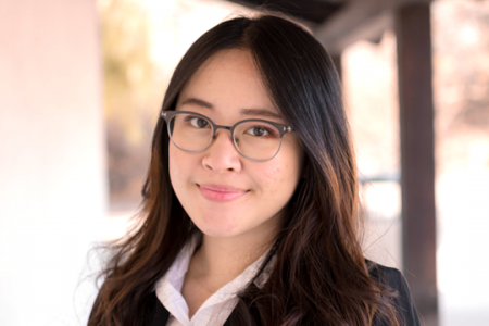 CEE sophomore and ASCE scholarship winner Amy Anhthu Le plans to become a structural engineer as her way of helping the world.