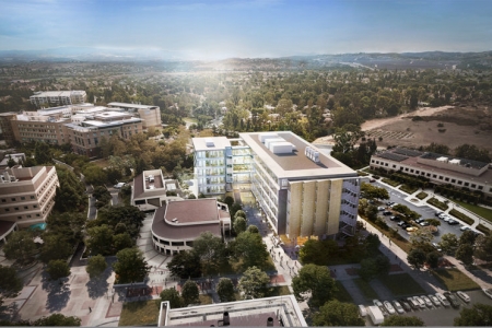 The $120 million Interdisciplinary Science & Engineering Building – shown here in an architectural rendering – will accommodate more than 50 faculty members and hundreds of students. UCI Design & Construction Services