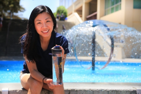 In two separate studies, Sunny Jiang, professor and chair of civil & environmental engineering, is looking into how coronavirus in bathrooms and wastewater treatment facilities. Steve Zylius / UCI