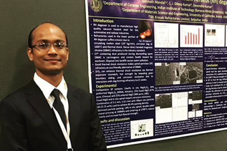 Mandal, who recently was awarded two scholarships, also won first place in a graduate student poster competition last fall at the annual Materials Science &Technology conference.