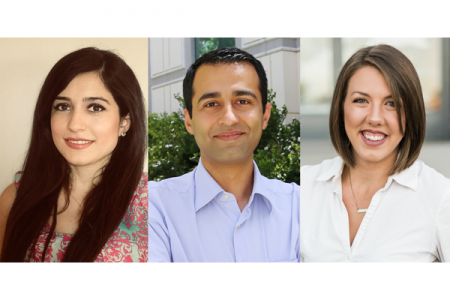 Three engineering doctoral students -- Medea Neek, Seyed “Amir” Saeidi and Rachel Smith -- were awarded a Graduate Dean’s Dissertation Fellowship for 2018-19.