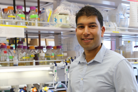 A biomedical engineering postdoctoral scholar, Rishi Jajoo works on re-engineering mitochondrial genetic code.