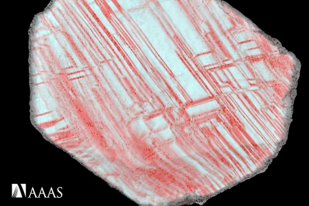 Penghui Cao’s research on dislocation patterning and deformation microstructure evolution is featured on the cover of Science Advances. The image shown is of deformation structure in an individual grain. 