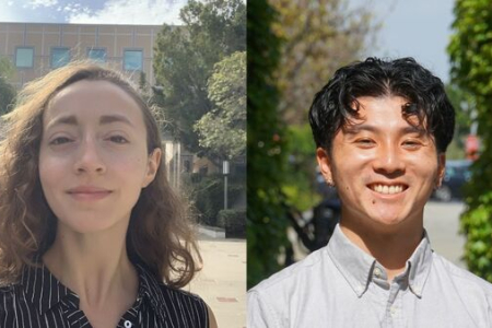 UCI Ph.D. students Sofia Pilar Brown and Jared Ura