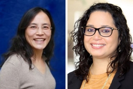 Jun Wu (left) and Alana M.W. LeBrón have spent much of their careers working directly with community partners. Program in Public Health / UCI