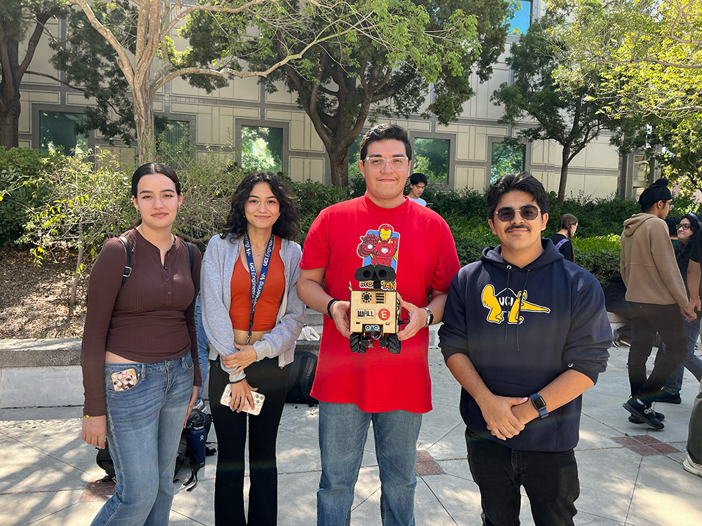 Incoming students show off their engineering creations